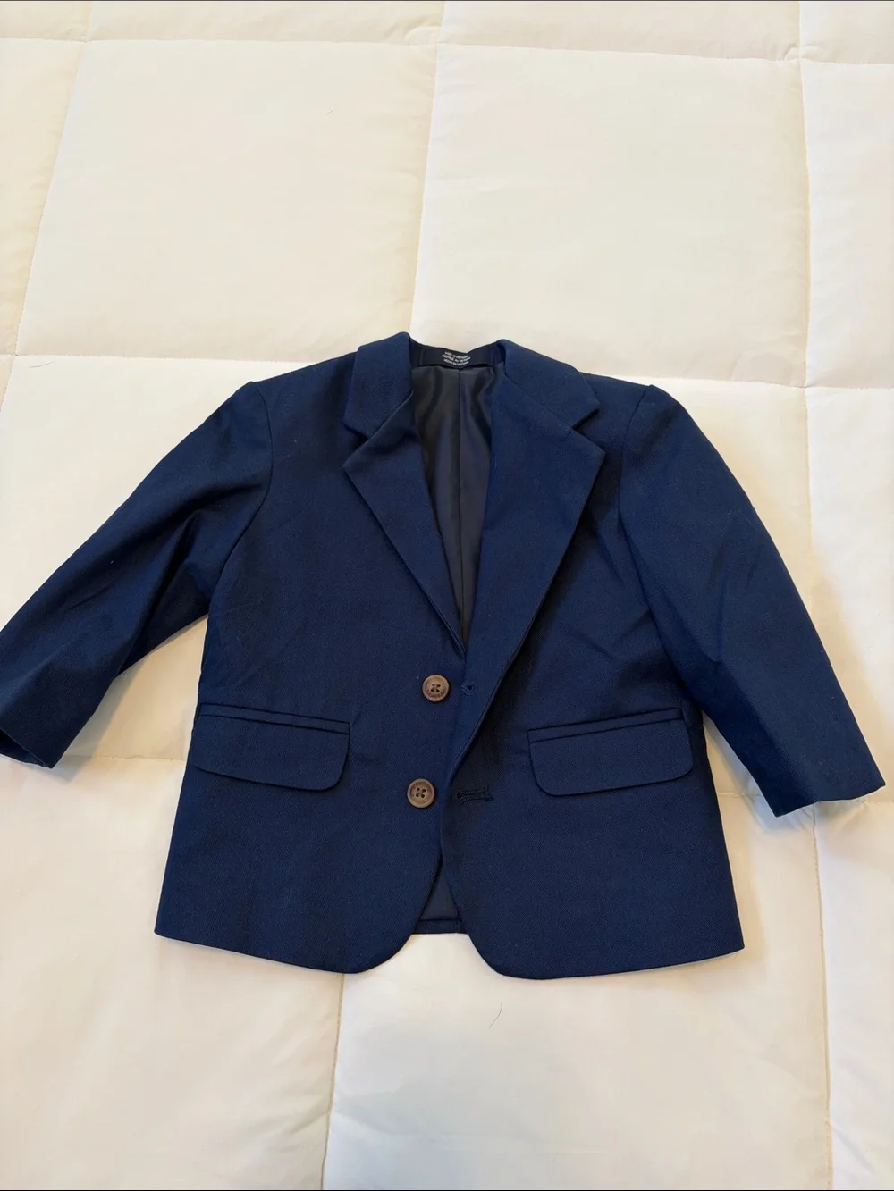 Nautica Navy Boys Two-Button Blazer